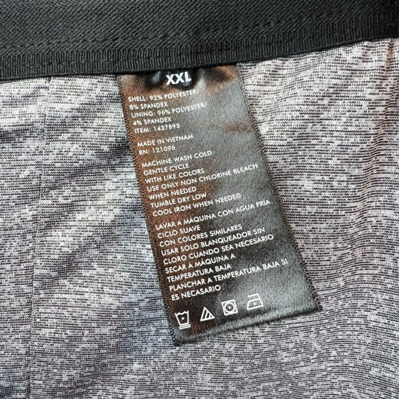 Copper & Oak The All Day 8.5" Shorts Black Pull On Drawstring Lined NEW Mens XXL - Picture 12 of 14